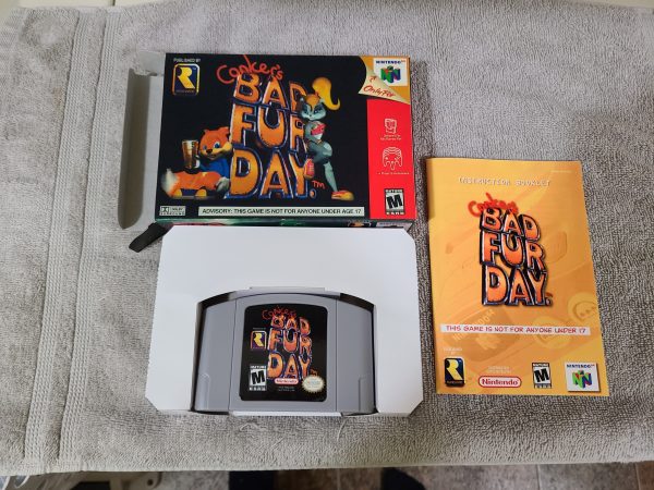 Custom Made Conkers Bad Fur Day N64 Nintendo Complete