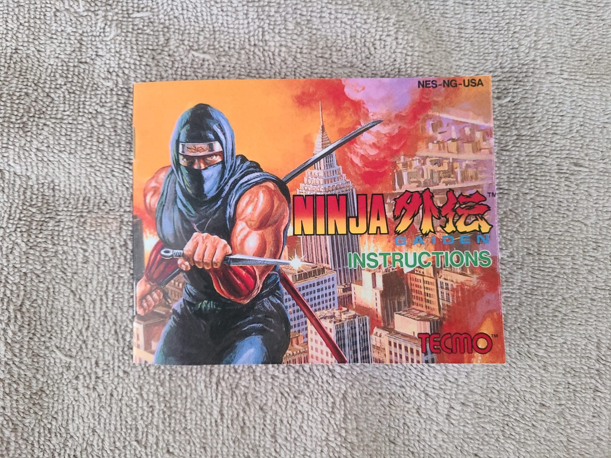 Ninja gaiden nes сюжет