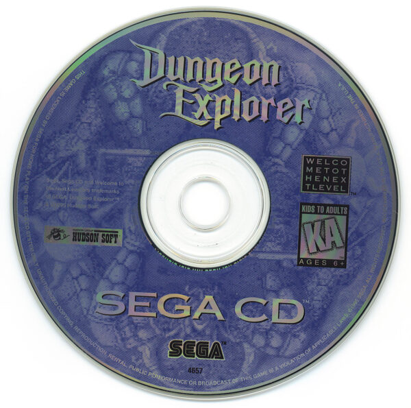 Dungeon Explorer Sega Cd