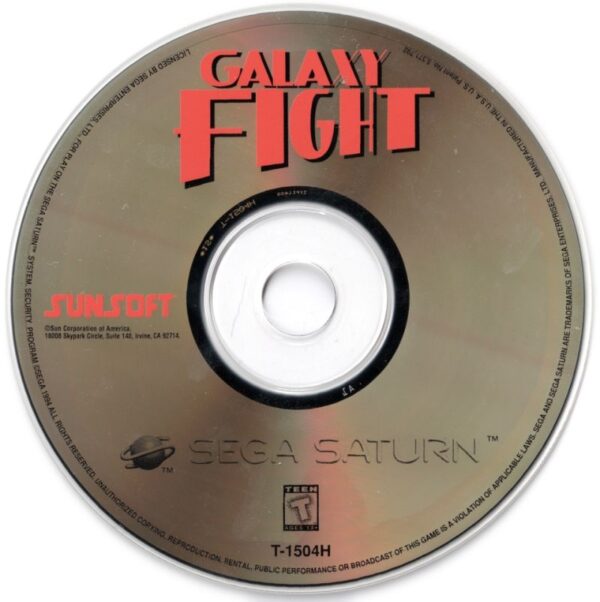 Galaxy Fight for the Sega Saturn