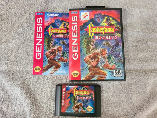 Custom Made Castlevania Bloodlines Genesis