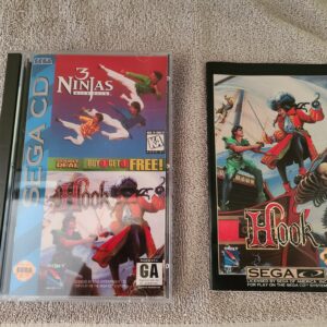 3 Ninjas Kick Back/Hook Double Deal for the Sega CD