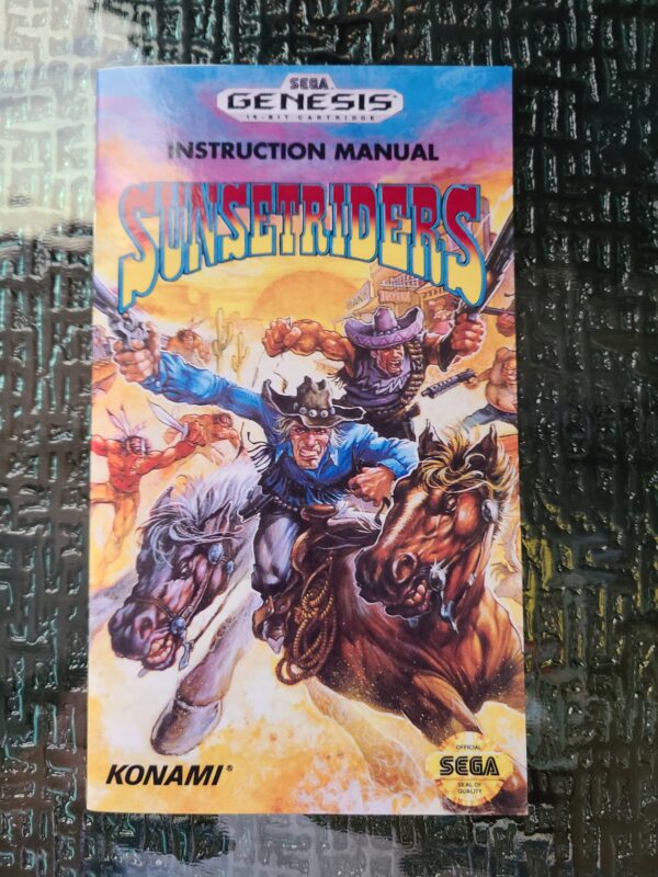 Sunset Rider for the Sega Genesis