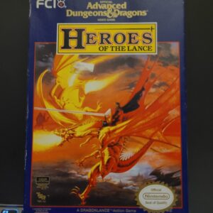 Advanced Dungeons&Dragons Heroes of the Lance for the Nintendo Nes