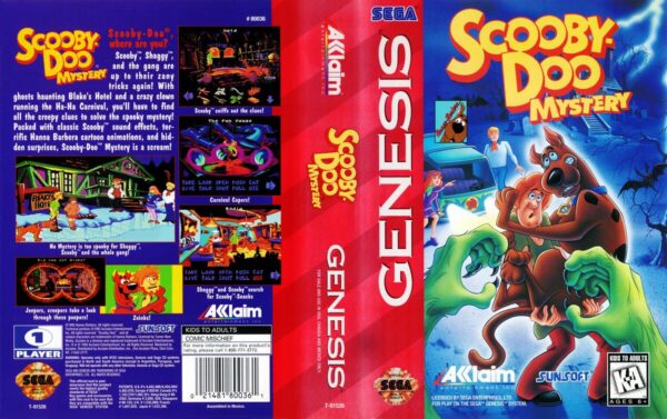 Scooby Doo Mystery for the Sega Genesis